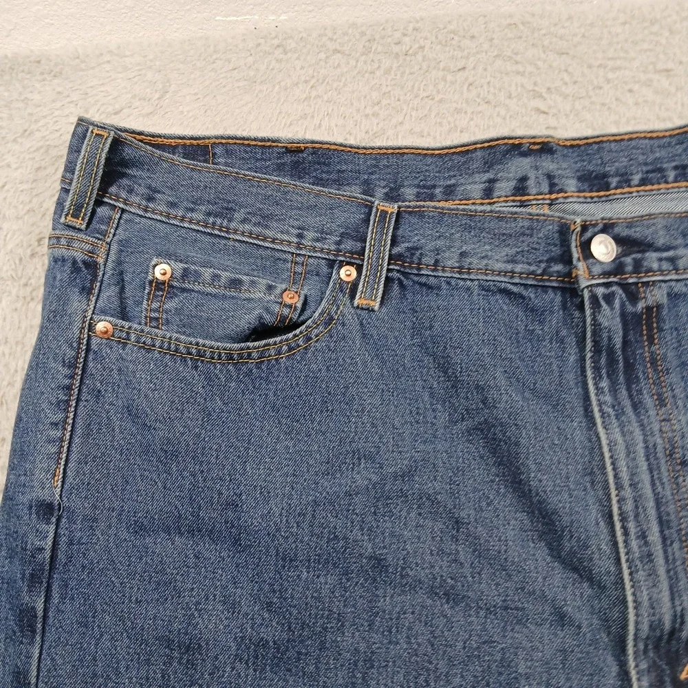 Levi's 550‎ Relaxed Fit Tapered Jeans Mens 48x30 Stonewash Denim 01550-4886